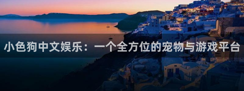 在线看门徒平台：小色狗中文娱乐：一个全方位的宠物与游戏平台